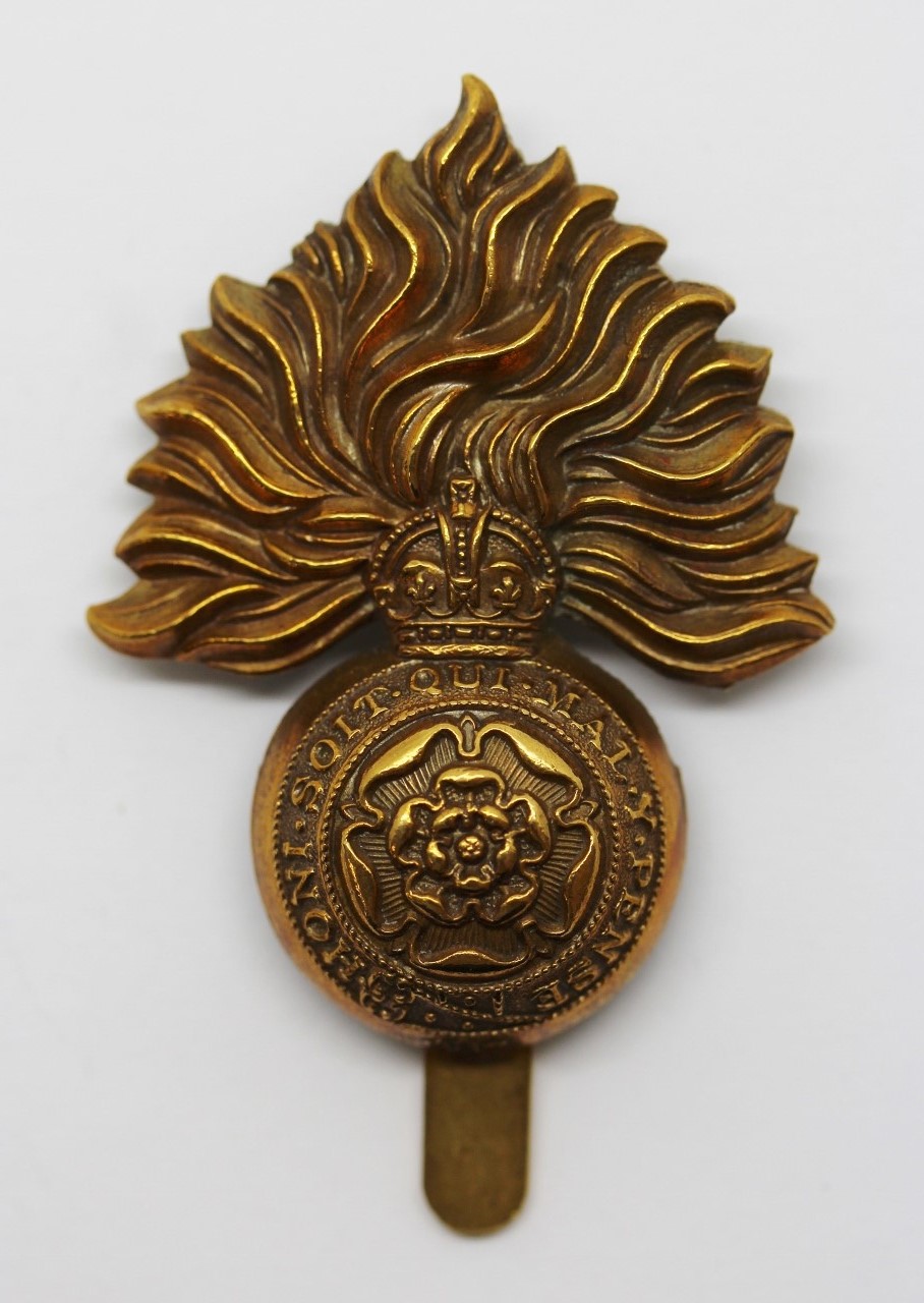 Royal Fusiliers Cap Badge - King's Crown