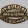 Oxford University O.T.C. (OXFORD/OTC/UNIVERSITY) Shoulder Title