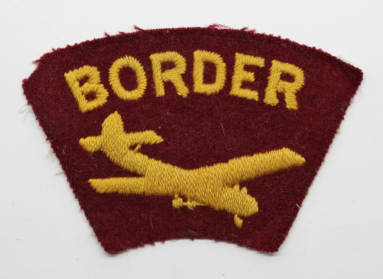 Border Regiment Glider Airborne Cloth Arm Badge