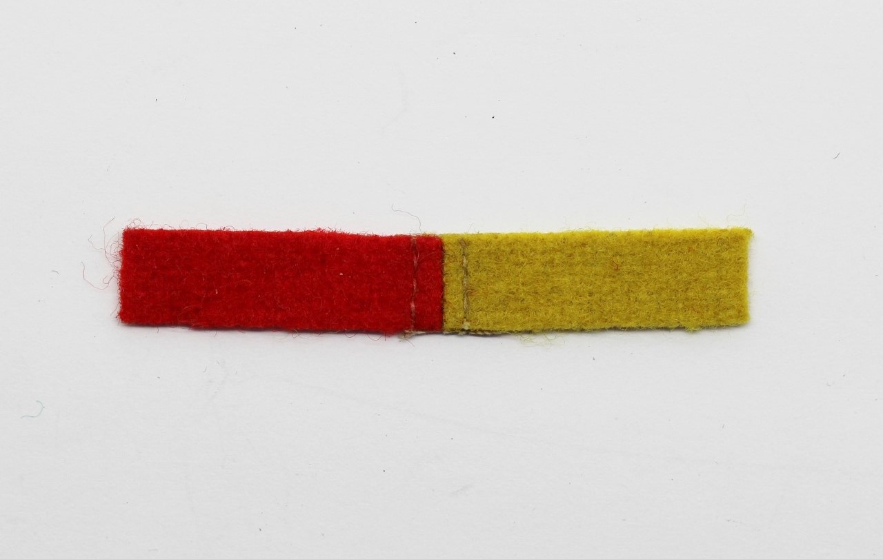 Royal Armoured Corps (R.A.C.) Cloth Arm of Service Badge