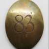 Victorian 83rd Wallajahbad Light Infantry (Indian Army) Cross Belt Plate