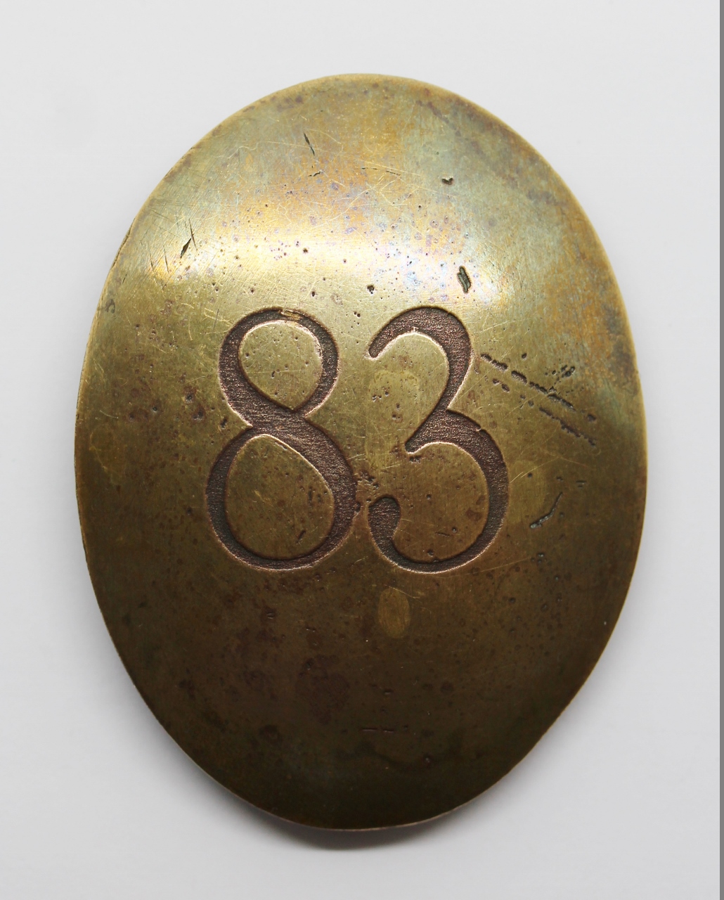 Victorian 83rd Wallajahbad Light Infantry (Indian Army) Cross Belt Plate