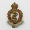 Royal Army Medical Corps (R.A.M.C.) Bi-Metal Cap Badge - King's Crown