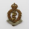Royal Army Medical Corps (R.A.M.C.) Bi-Metal Cap Badge - King's Crown