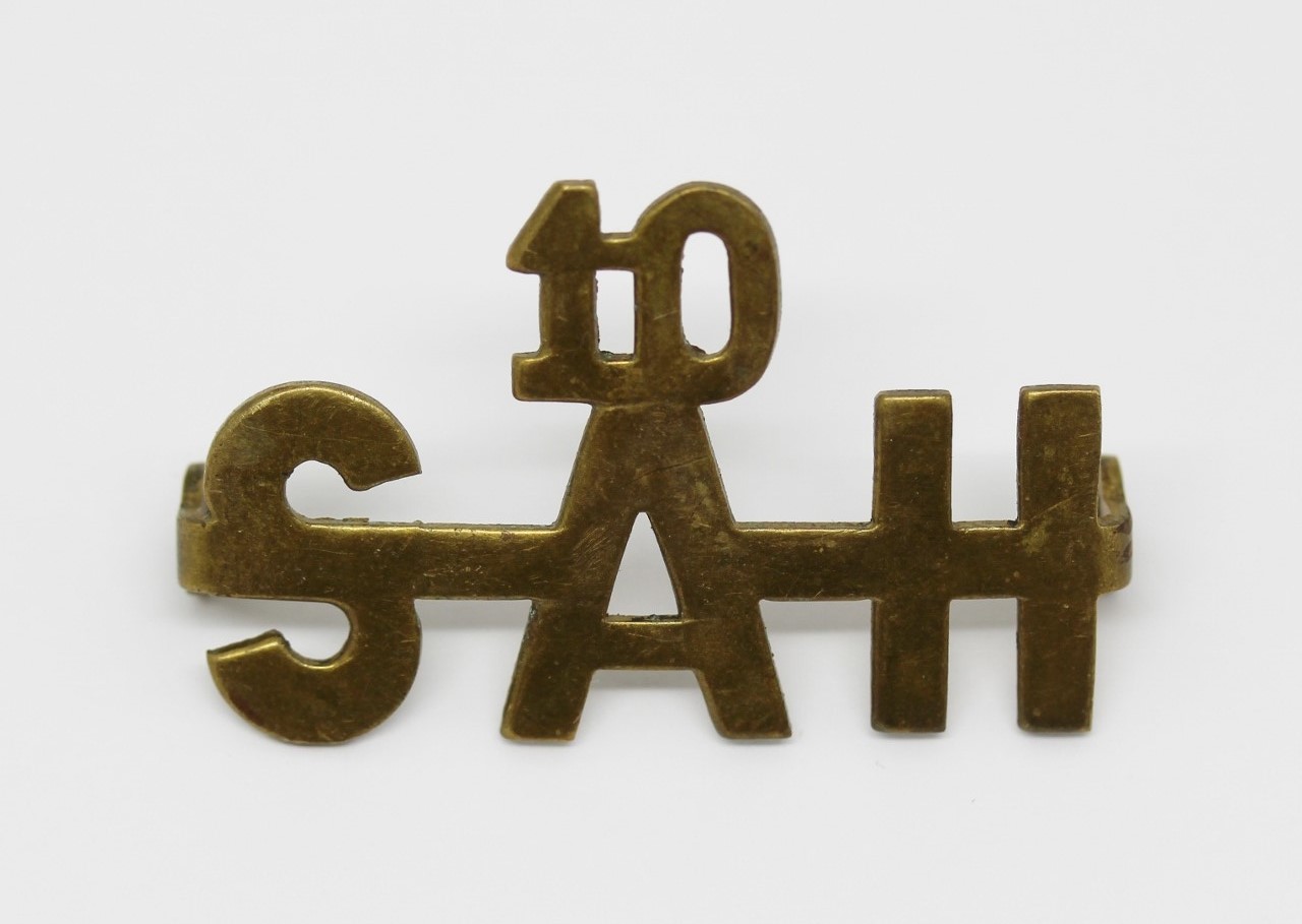 10th South African Horse (10 / SAH) Shoulder Title