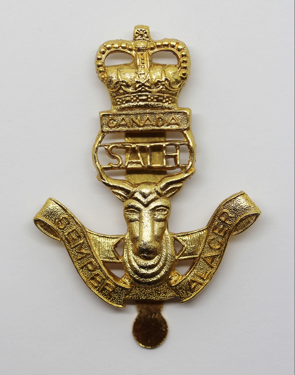 South Alberta Light Horse Canada Cap Badge