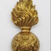 Victorian Royal Scots Fusiliers Fur Cap Grenade Badge