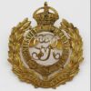 George V Royal Engineers Officer's Dress Cap Badge 