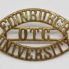 Edinburgh University O.T.C. (EDINBURGH/OTC/UNIVERSITY) Shoulder Title