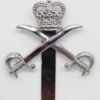 Army Physical Training Corps (A.P.T.C.) Chrome Cap Badge - Queen's Crown