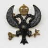 Lanarkshire Yeomanry Officer's Cap Badge - King's Crown