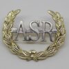 Army Scripture Readers (A.S.R.) Anodised (Staybrite) Cap Badge