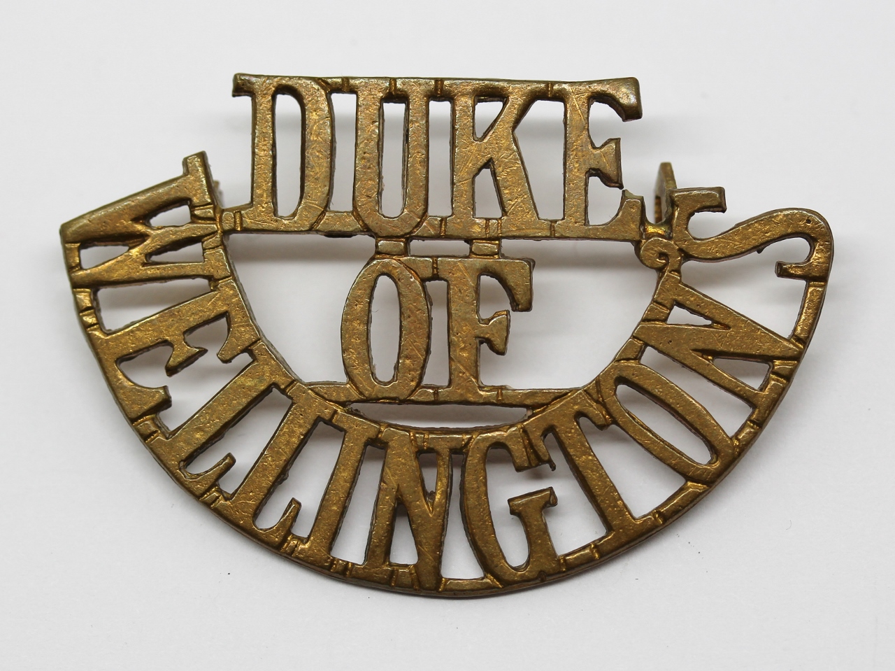 West Riding Regiment (DUKE/OF/WELLINGTON'S) Shoulder Title