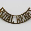 Royal Berkshire Regiment (ROYAL BERKS) Shoulder Title