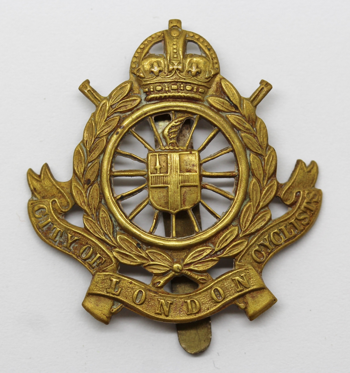 1st/1st London Divisional Cyclist Company (City of London Cyclists) Cap Badge