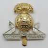 Rare Lancashire Fusiliers Anodised (Staybrite) Cap Badge