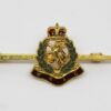 Women's Royal Army Corps (W.R.A.C.) Enamelled Sweetheart Brooch - Queen's Crown