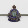 Royal Army Ordnance Corps (R.A.O.C.) Enamelled Sweetheart Brooch - King's Crown