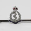 Royal Army Medical Corps (R.A.M.C.) Sweetheart Brooch - King's Crown