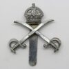 Army Physical Training Corps (A.P.T.C.) Chrome Cap Badge - King's Crown