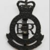 Royal Military Academy Sandhurst Blackened Anodised (Staybrite) Cap Badge
