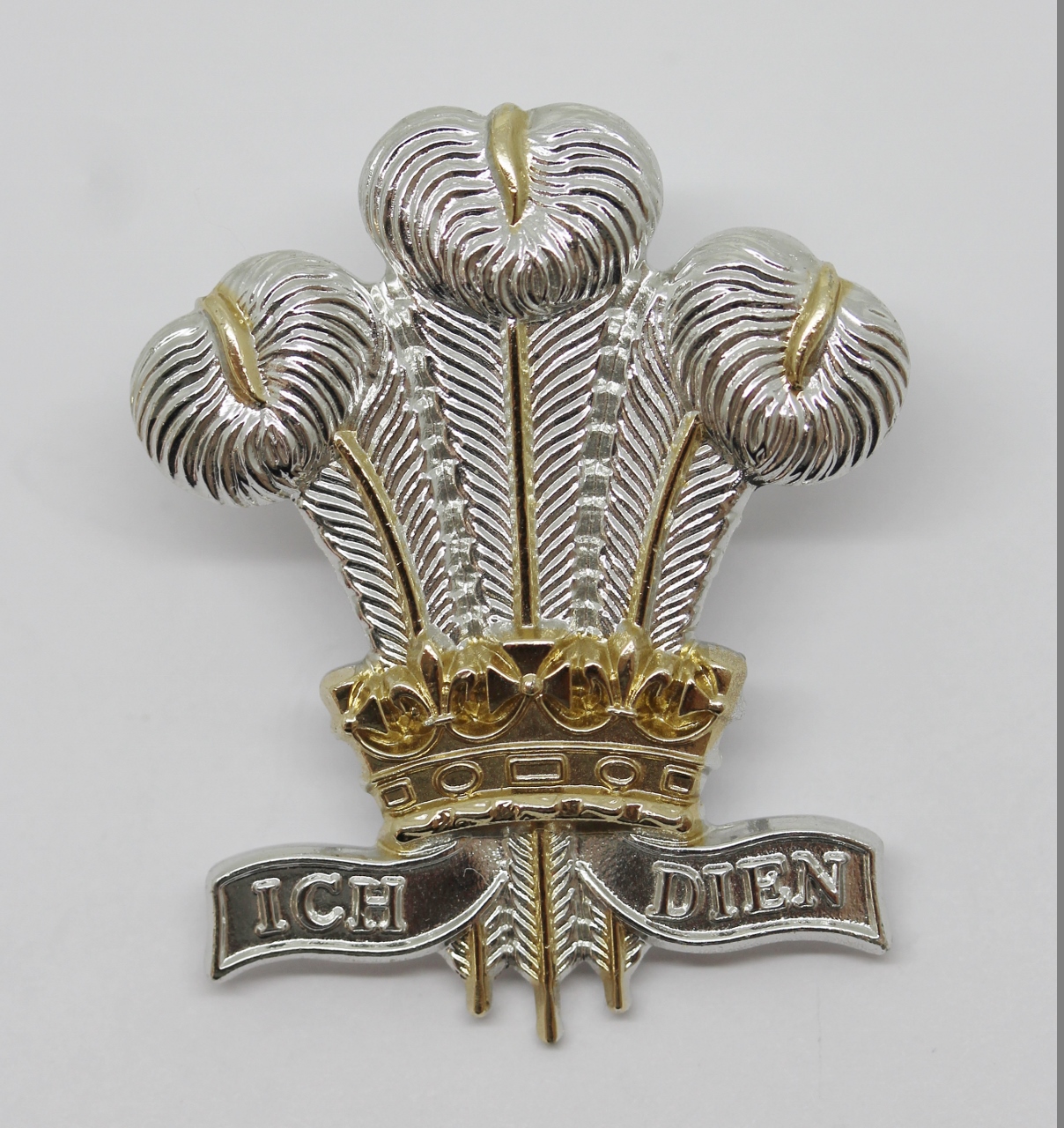 Royal Regiment of Wales Anodised (Staybrite) Cap Badge