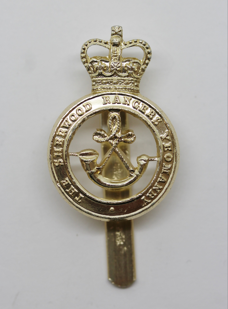 Sherwood Rangers Yeomanry Anodised (Staybrite) Cap Badge