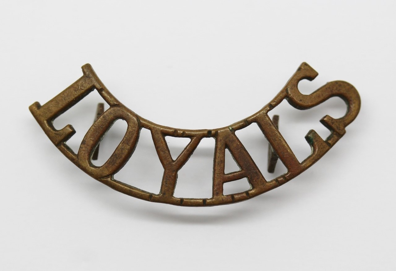 Loyal North Lancashire Regiment (LOYALS) Shoulder Title