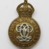 7th Queen's Own Hussars Cap Badge - King's Crown