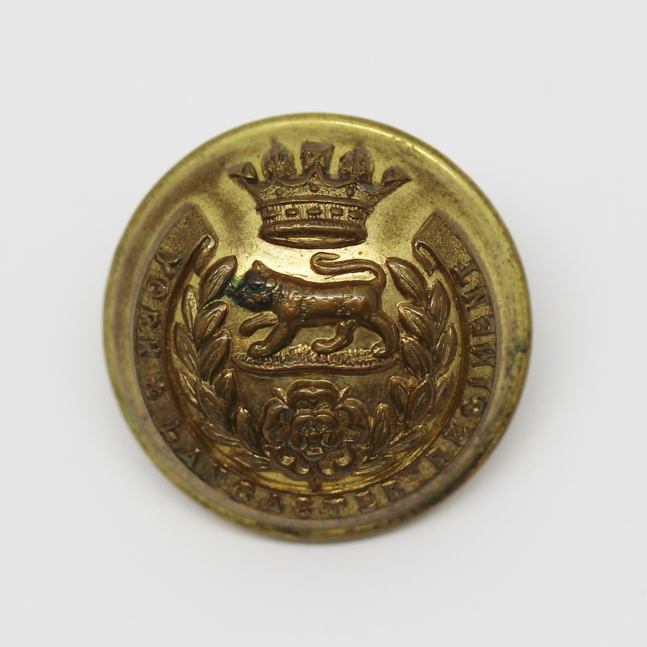 York & Lancaster Regiment Officer's Button (Large)