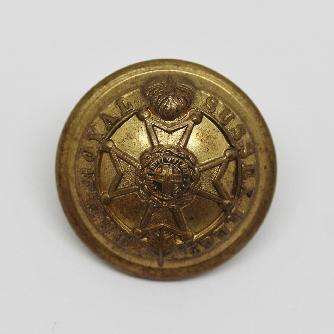 Royal Sussex Regiment Officer's Button (Large)