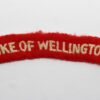 Duke of Wellington's Cloth Shoulder Title