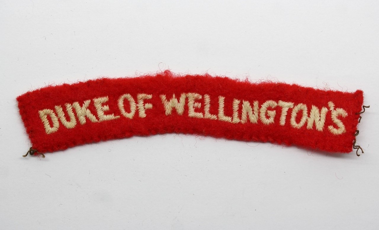 Duke of Wellington's Cloth Shoulder Title