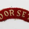 Dorsetshire Regiment (DORSET) Cloth Shoulder Title