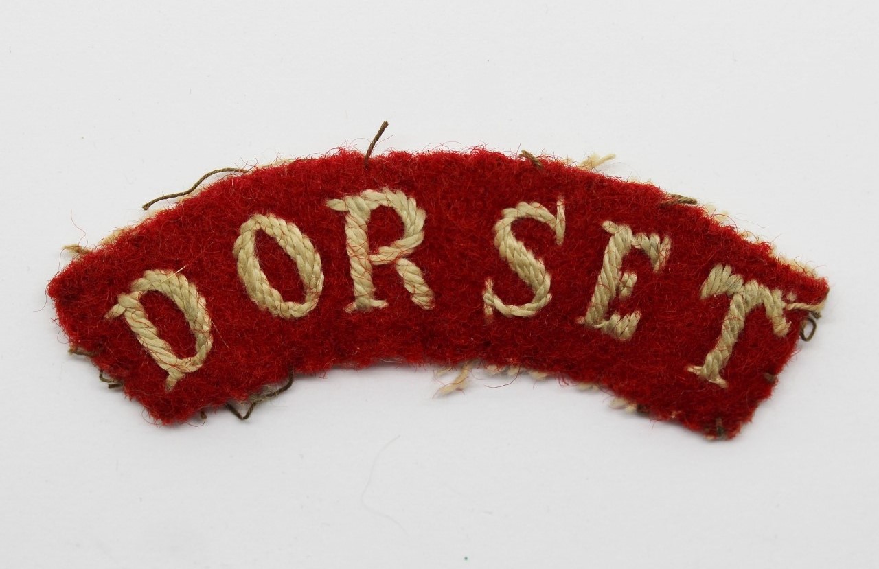 Dorsetshire Regiment (DORSET) Cloth Shoulder Title