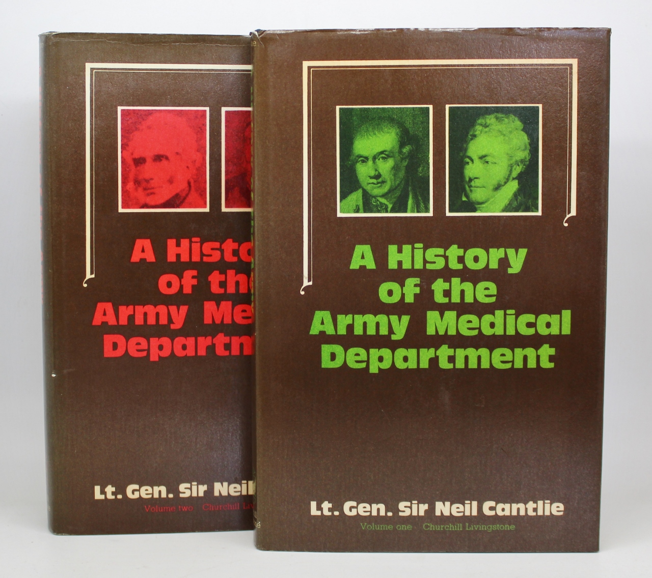 Book - A History of the Army Medical Department (2 Volumes from 1600's to 1898)  by Lt. Gen. Sir Neil Cantlie