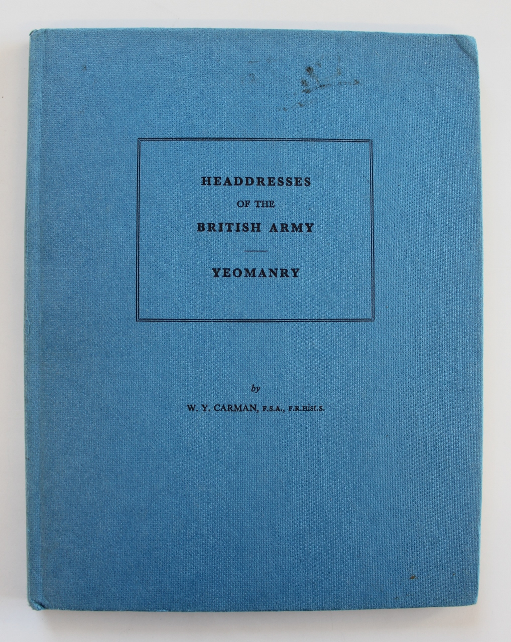 Book - Headdresses of the British Army - Yeomanry