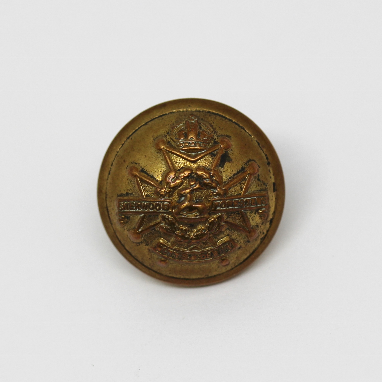 Notts & Derby Regiment (Sherwood Foresters) Officer's Button (Small)