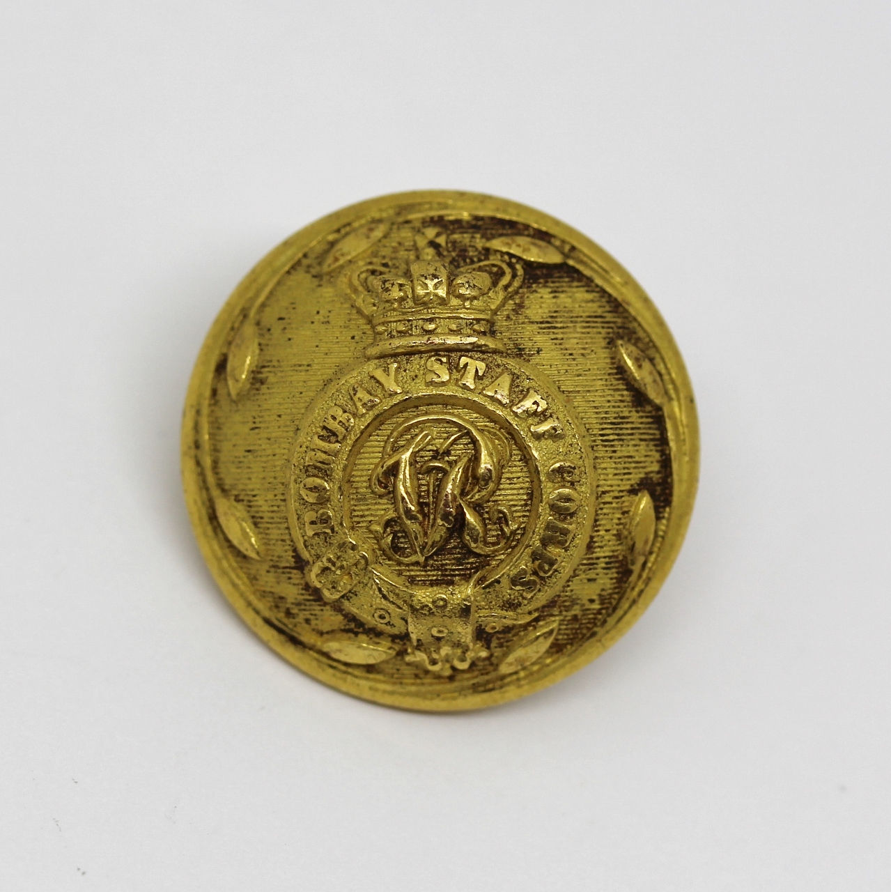 Victorian Bombay Staff Corps Officer's Gilt Button (Large)