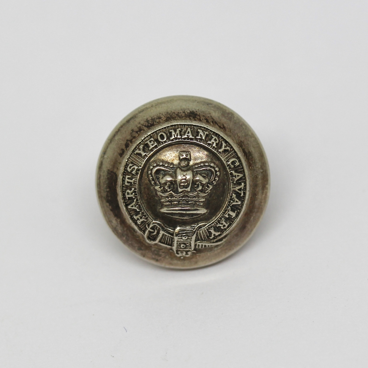 Victorian Harts Yeomanry Cavalry Officer's Button (Small)