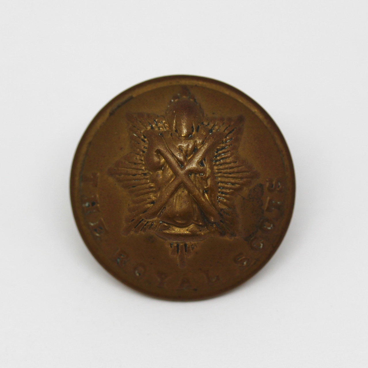 Royal Scots Officer's Button (Large)