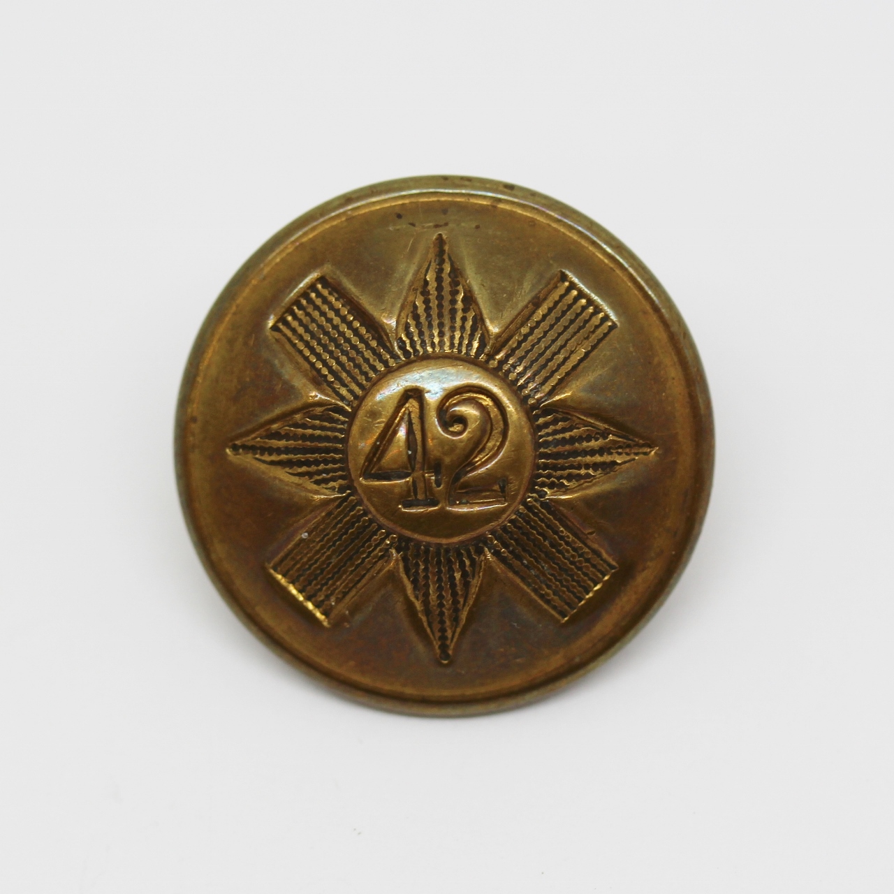 Victorian 42nd Highlanders (Black Watch) Button - Large