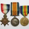 WW1 1914-15 Star Medal Trio - Pte. Mohamed Tandif, 3rd King's African Rifles