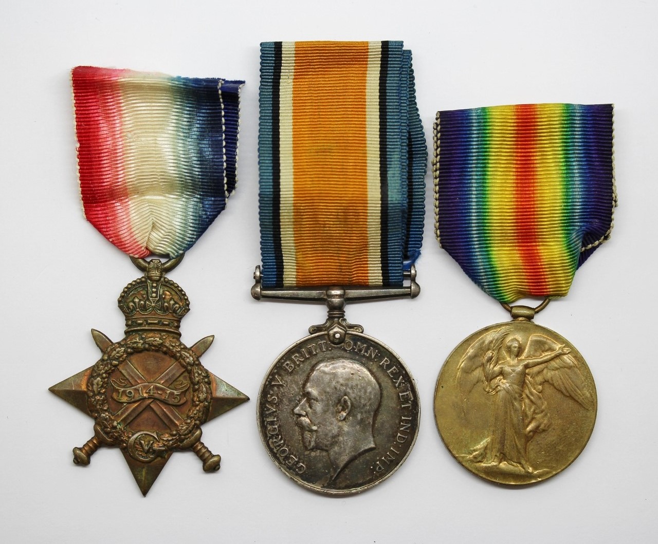 WW1 1914-15 Star Medal Trio - Pte. Mohamed Tandif, 3rd King's African Rifles