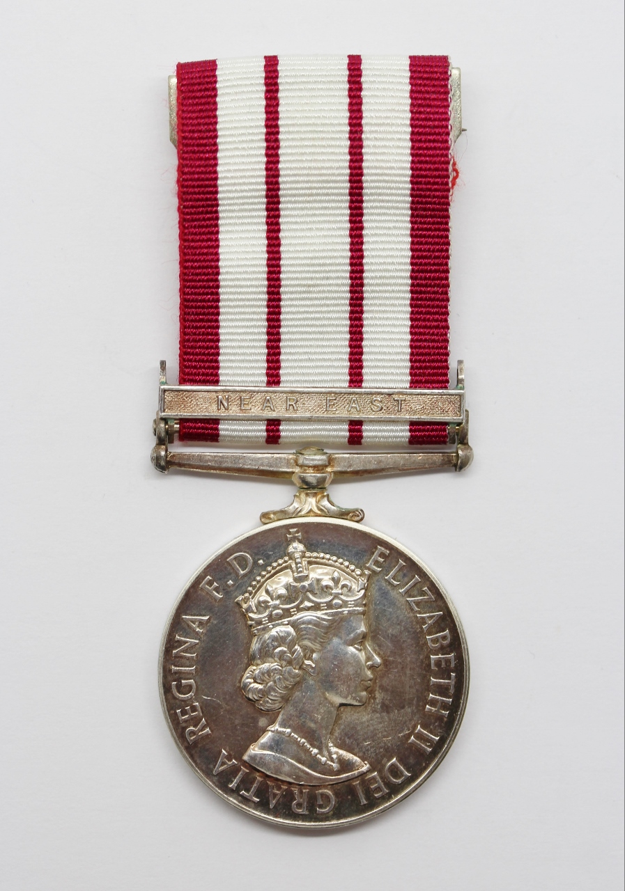 Naval General Service Medal (Clasp - Near East) - Lieut. T.F.K. Bonner, Royal Navy