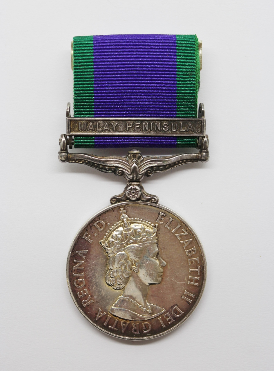 Campaign Service Medal (Clasp - Malay Peninsula) - Lieut. R. Kirkby, Royal Navy