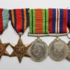 WW2 and R.F.R. Long Service & Good Conduct Medal Group of Five - H. Bloomer, Sto.1. Royal Fleet Reserve