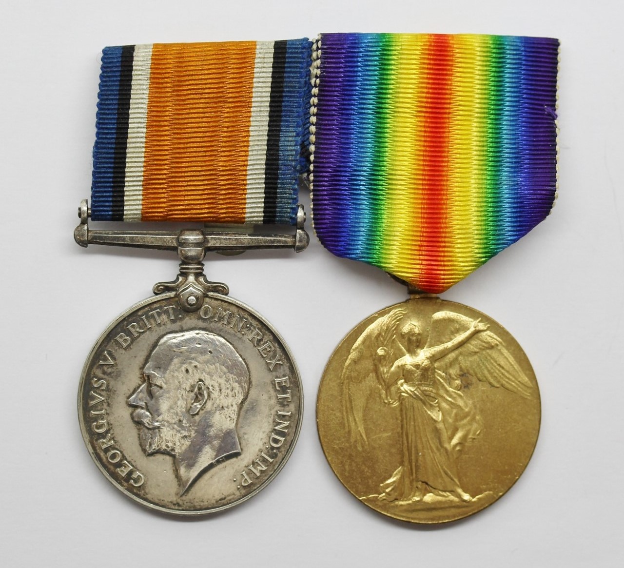 WW1 British War & Victory Medal Pair - F.G.J. Stickbury, A.C.1. Royal Naval Air Service