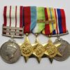 Naval General Service Medal (Clasps - Palestine 1936-1939, Palestine 1945-48) and WW2 Group of Five - W.C. Harris, Ord. Smn. Royal Navy