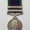 Campaign Service Medal (Clasps - Borneo, South Arabia) - Pte. W. Bryce, Argyll & Sutherland Highlanders